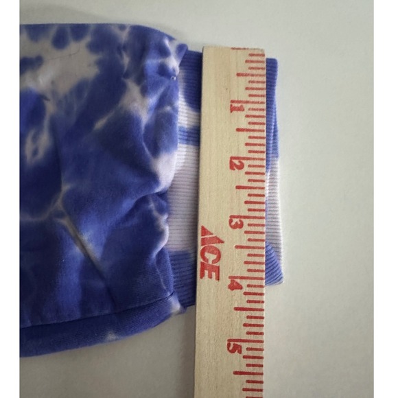 Spiritual Gangster Laguna Tie Dye Joggers Sweatpants Sz L Blue & White Stretchy - Picture 10 of 11